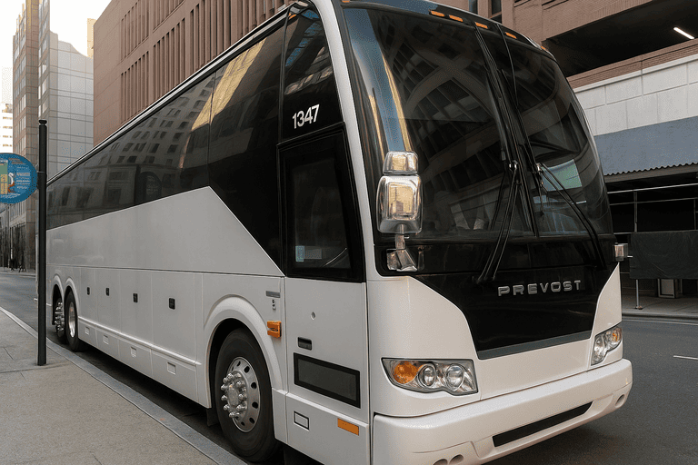 a Jonesboro Coach Bus Service coach bus