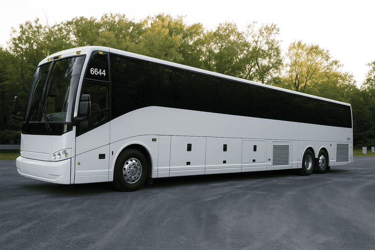 exterior of Jonesboro Coach Bus Service coach bus