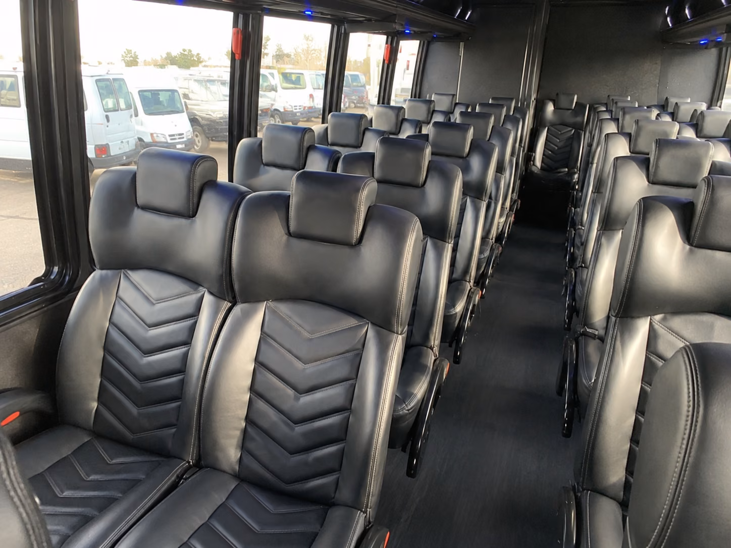 jonesboro 18 passenger minibus inside