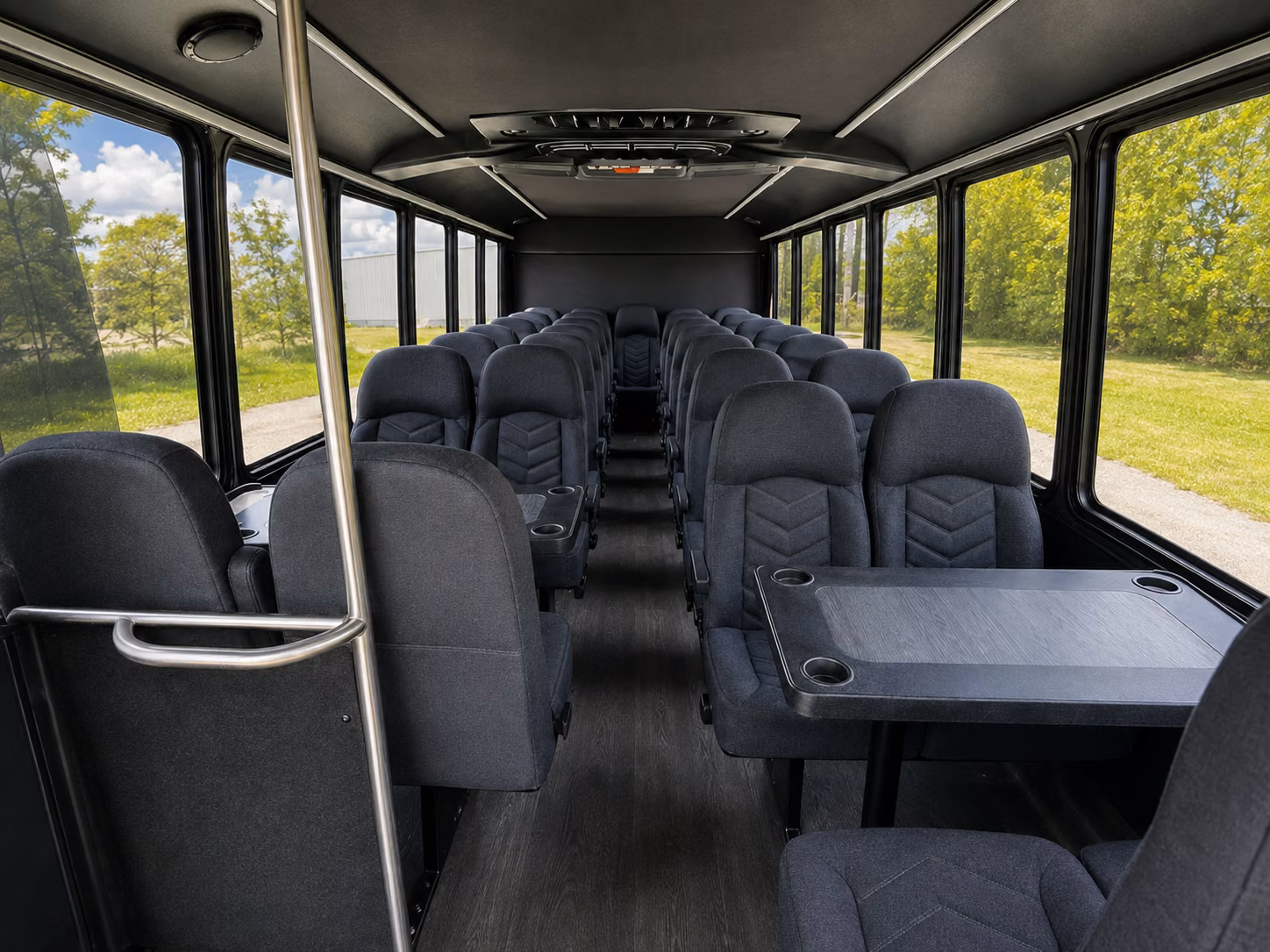 jonesboro 20 passenger minibus inside
