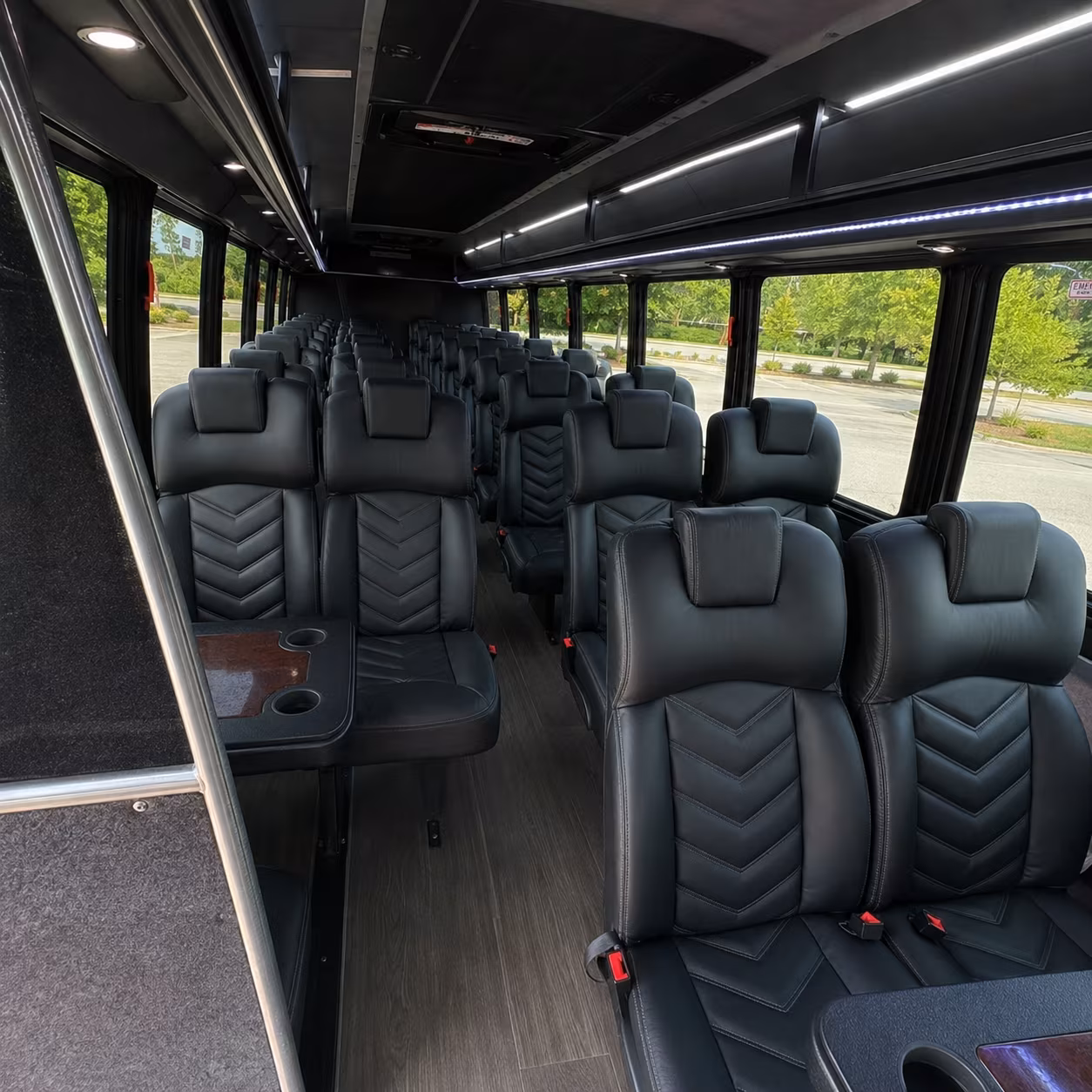 jonesboro 35 passenger minibus interior