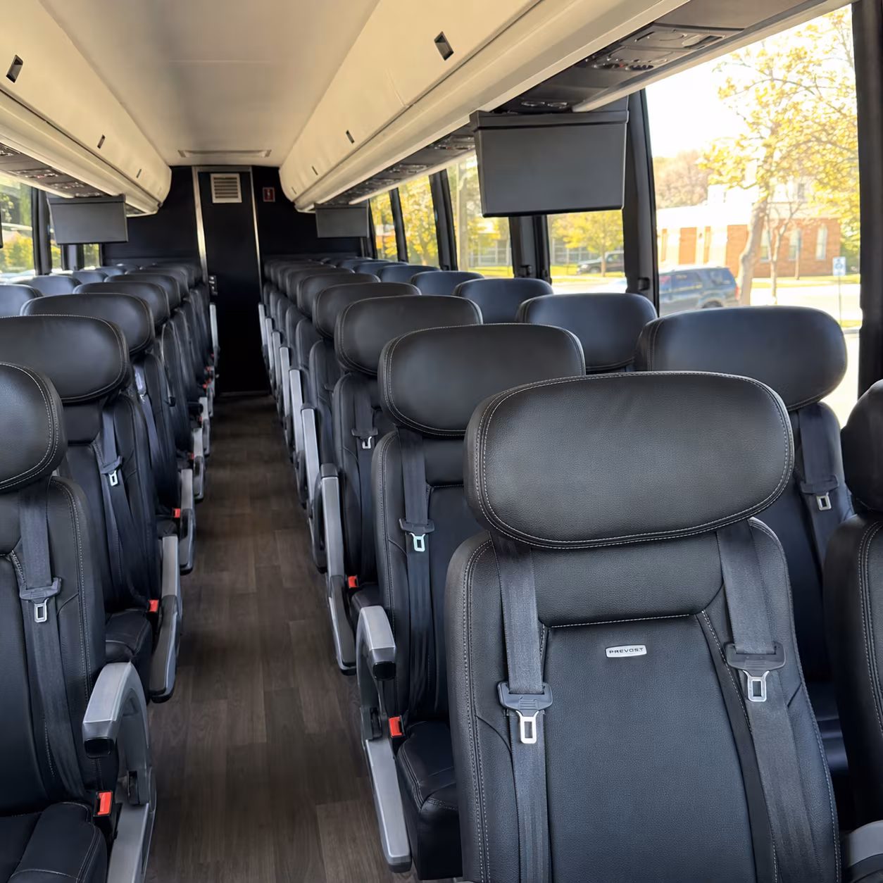 jonesboro 56 passenger charter bus interior