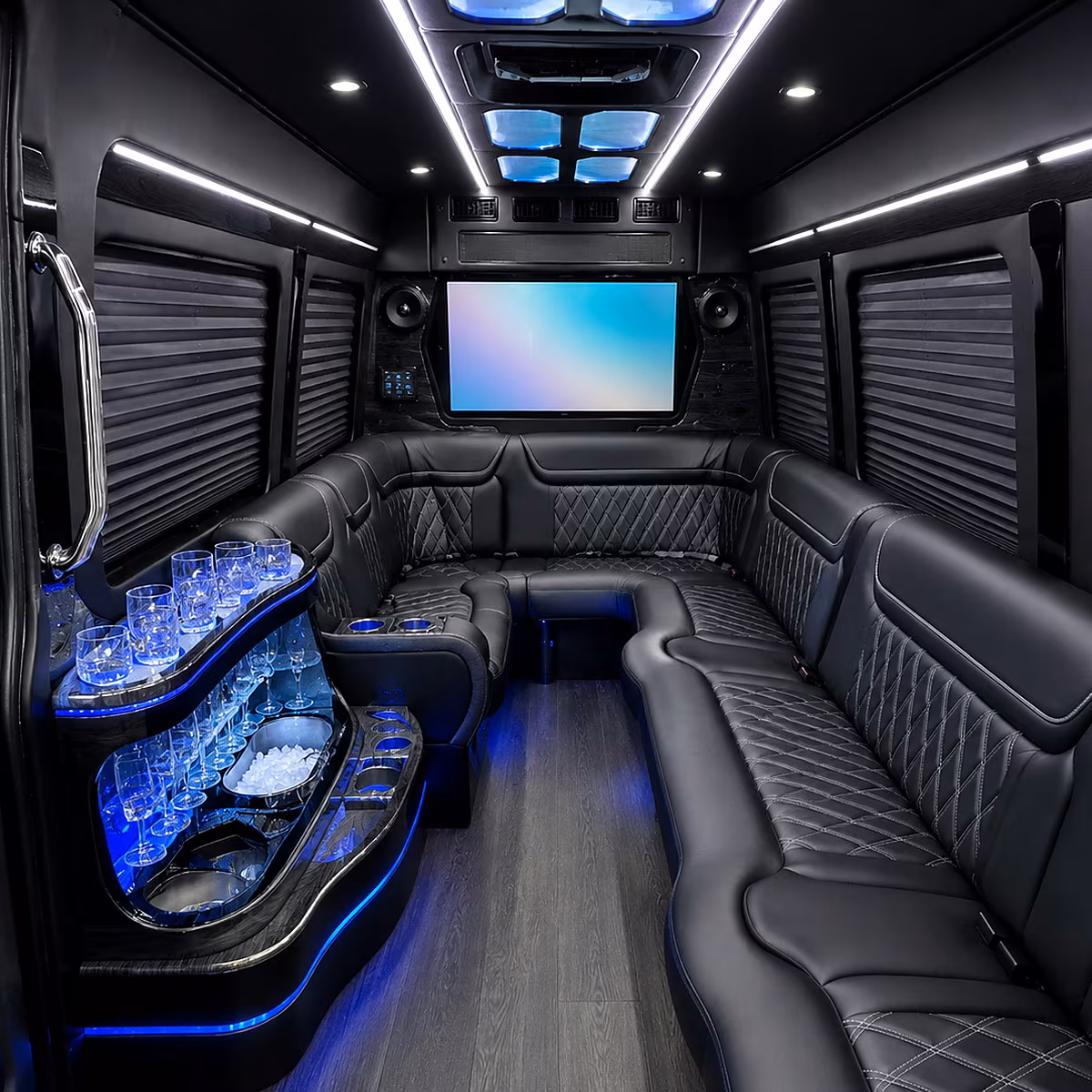 jonesboro party bus rental interior